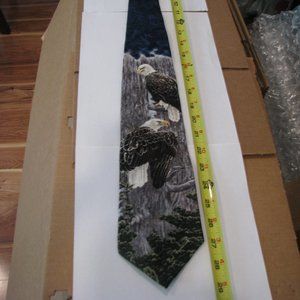 100% silk men's tie The Nesting Call 1o